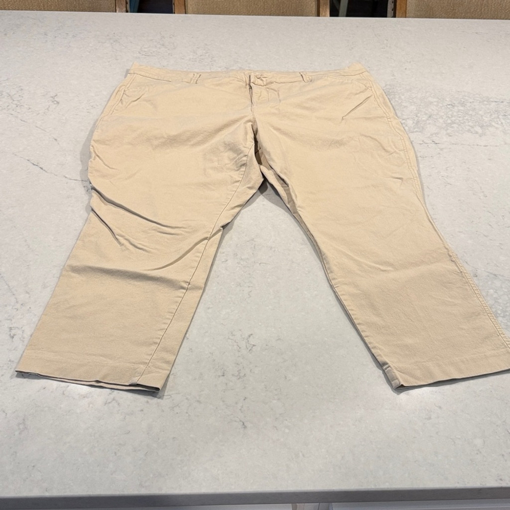Old Navy Tan Pixie Pants Secret Slim Pockets Plus Size 24
